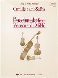 Bacchanale Orchestra sheet music cover Thumbnail